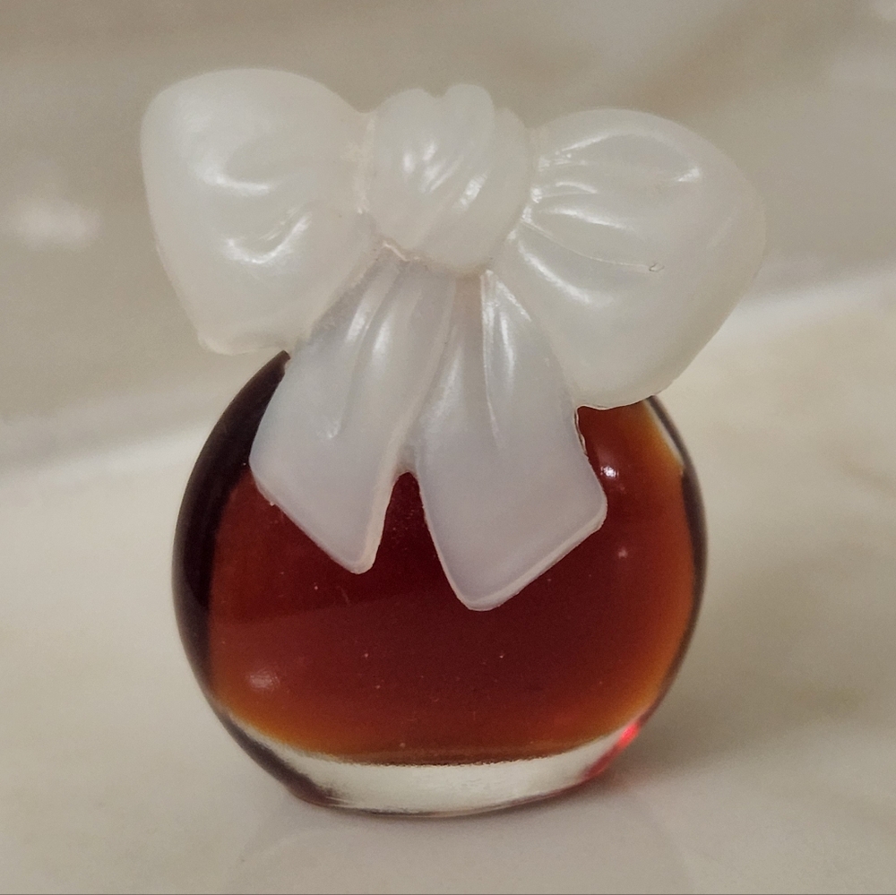 Vintage Frosted 80's Albert Nipon Parfum Miniature Sample Perfume Bottle 1/8 Oz